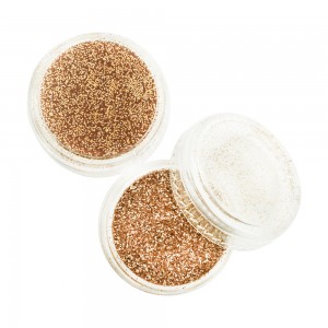  Glitter in a jar BRONZE Full to the brim convenient for the master container Factory packed Particles 1/128 inch