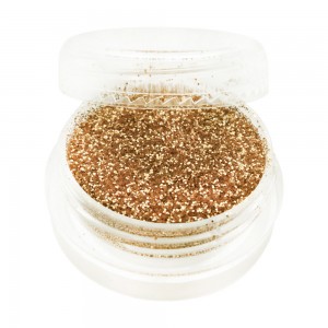  Glitter in a jar BRONZE Full to the brim convenient for the master container Factory packed Particles 1/128 inch