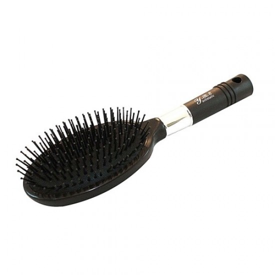 Massage comb 9551BE (oval/black)-57909-China-Hairdressers