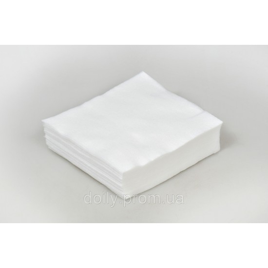 Napkins in a pack of Panni Mlada® 10x10 cm (100 PCs/pack) from Spunlace 40 g/m? Texture: smooth, mesh, 33848, TM Panni Mlada,  Health and beauty. All for beauty salons,All for a manicure ,Supplies, buy with worldwide shipping