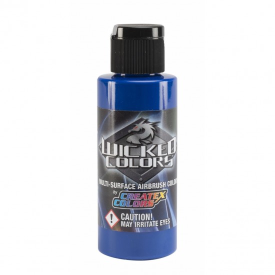 Wicked Blue, bleu, 60ml, Wicked Colors-tagore_W007-02-TAGORE-Peintures Createx