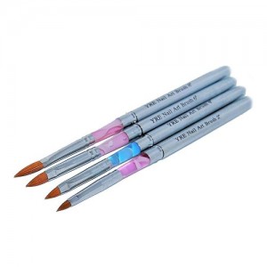  Acrylic brush set 4pcs (foldable)