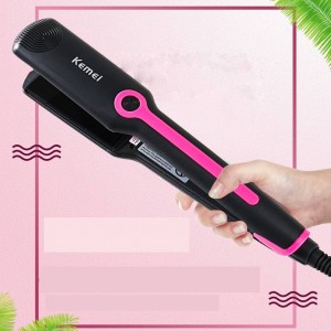 Iron KM-2116, hair straightener, curling iron, styler, tourmaline coating, fast heating, gentle straightening