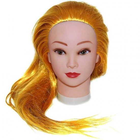 Голова для моделирования 528-144# 65см золотые термо, YRE-80-528-144#, Головы искусственные с термо волосом,  Красота и здоровье. Все для салонов красоты,Все для парикмахеров ,Парикмахерам, купить в Украине