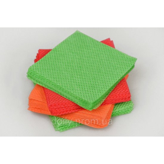 Panni Mlada lint-free colorful napkins 6cm x 6cm 25g / m2 (100 PCs per pack), 33841, TM Panni Mlada,  Health and beauty. All for beauty salons,All for a manicure ,Supplies, buy with worldwide shipping