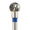 Carbide Ball cutter, Medium notch, blue, manicure and pedicure nozzle, high wear resistance, 64055, Carbide,  Health and beauty. All for beauty salons,All for a manicure ,Cutters, buy with worldwide shipping