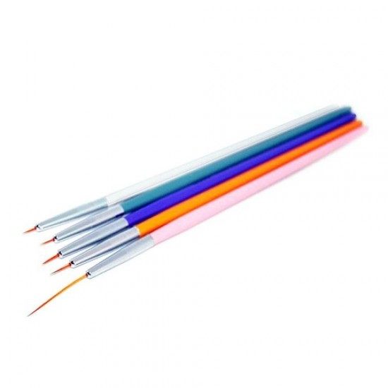 Set penselen 5st om te schilderen (gekleurde pen)-59050-China-Penselen