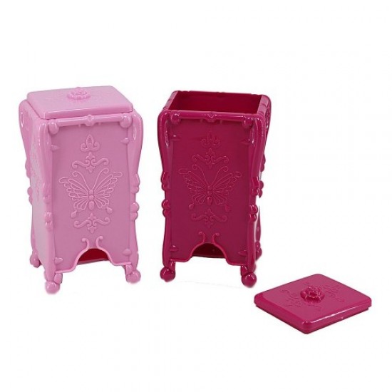 Napkin holder with butterfly pink-57307-China-Coasters and organizers
