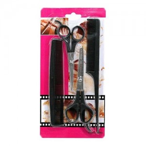  Set 4in1 scissors-combs LB419