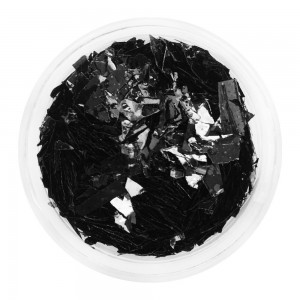  Mica in a jar BLACK. Full to the brim and convenient for the master container. Factory packaging