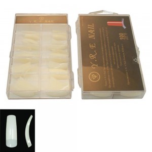 Matte tips in een plastic verpakking 100 stuks, LAK050-(1117)