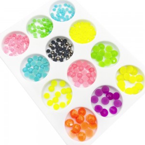  Plastic large stones MASTER professional NEON Mixed cells)