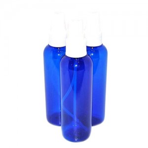  Plastikowa niebieska butelka z rozpylaczem 100 ml