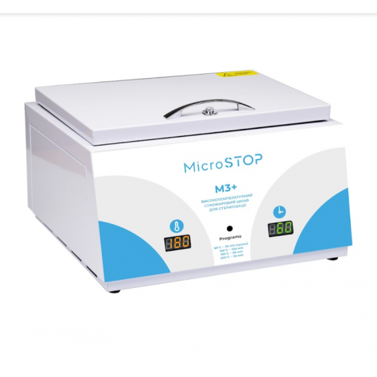 Horno seco Microstop M3+, horno seco para esterilización, esterilizador de manicura, horno seco profesional, desinfección-64048-Микростоп-Equipo eléctrico
