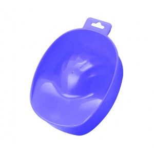 Ванночка для маникюра, пластиковая чаша для рук, емкость для замачивания ногтей, нейл-арт, легкая, синяя