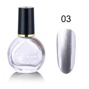  Vernis pour estampage KAND NAIL 10 ml ARGENT-028-(1141)