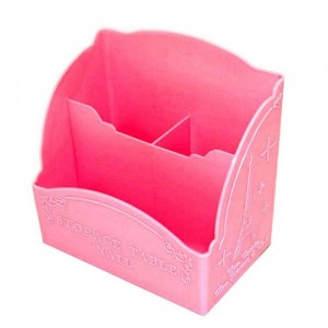  Ständer für Pinsel-Feilen rosa 3-teilig
