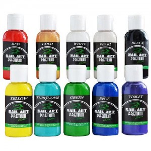  PREMIUM* NAIL-ART* WATER SERIES Acrylfarbe für Nägel auf Wasserbasis (SET 10X30ML)