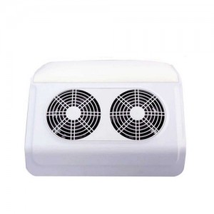 Coifa de manicure para 2 ventiladores 858-12 50 Watt, aspirador de pó de mesa, rikonka