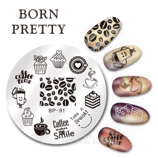 Stempelplatte Born Pretty BP-91-63865-Born pretty-Schön geboren stempeln