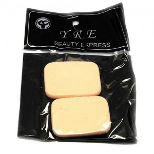  Sponge 2pcs square beige