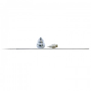 Nozzle, naald en diffuser Maat 2 (0,38 mm) voor paasche airbrushes