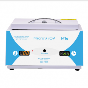 Dry oven Microstop M1e, dry oven for sterilization, manicure sterilizer, professional dry oven, sterilization of instruments