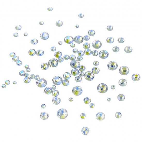 Piedras de vidrio de diferentes tamaños SS3-SS12 1440 uds CAMALEÓN AZUL-18989-Китай-Diamantes de imitación para uñas