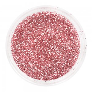  Glitter in a jar GENTLY PINK. Full to the brim and convenient for the master container. Factory packaging