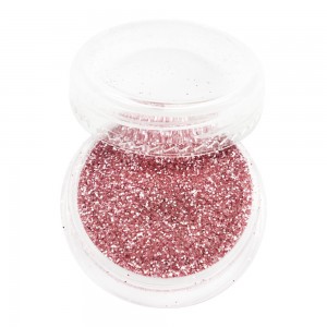  Glitter in a jar GENTLY PINK. Full to the brim and convenient for the master container. Factory packaging