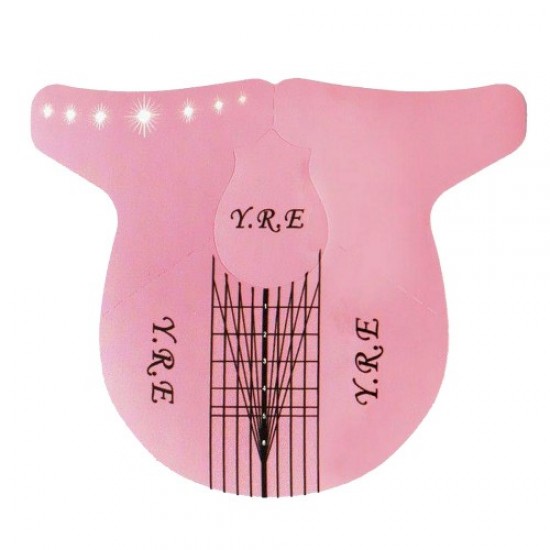 Forma para extensión de uñas (stiletto/rosa)-58703-China-Типсы, формы для ногтей