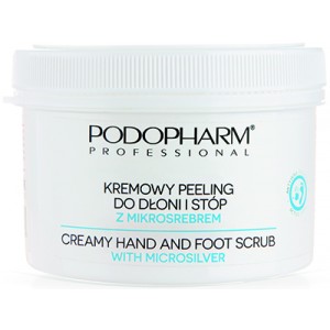 Cream peeling PODOPHARM for hands and feet with microsilver 600 g (PP10)