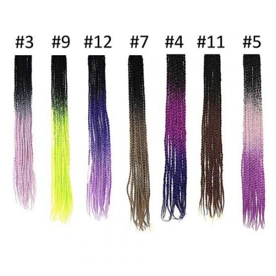 Colored braids for weaving (Zizi), 58329, Hairdressers,  Health and beauty. All for beauty salons,All for hairdressers ,Hairdressers, buy with worldwide shipping