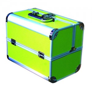 Suitcase aluminum 2629 light green matte