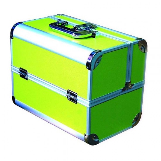 Suitcase-case aluminum 2629 light green Matt, 61155, Suitcases master, nail bags, cosmetic bags,  Health and beauty. All for beauty salons,Cases and suitcases ,Suitcases master, nail bags, cosmetic bags, buy with worldwide shipping