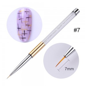  A set of thin brushes for painting with elite handles 3 pcs.