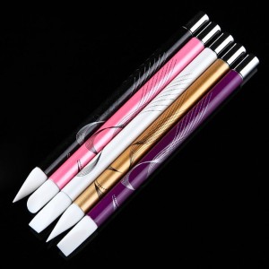  A set of silicone brushes 5 pieces. Pattern pen -(2678)