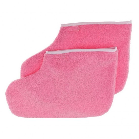 Paraffinsocken (2 Stück) Rosa Frottee-59985-Polix PROMED-Alles für die Maniküre