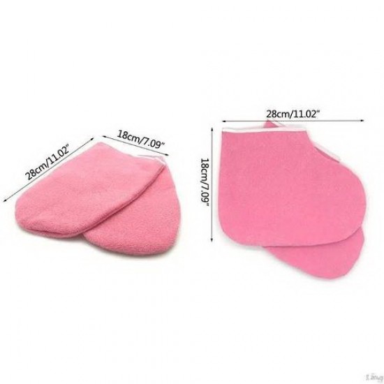 Набор махровые рукавицы и носки для парафинотерапии (2шт)  розовые, 59985, Парафинотерапия,  Красота и здоровье. Все для салонов красоты,Косметология ,  купить в Украине