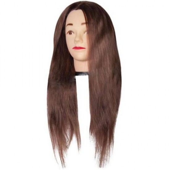 Artificial brown head 45cm, 58333, Hairdressers,  Health and beauty. All for beauty salons,All for hairdressers ,Hairdressers, buy with worldwide shipping