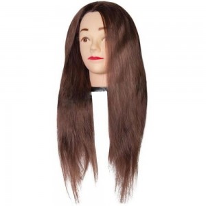 Head artificial brown 45cm