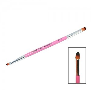  Double-ended brush (pink handle)
