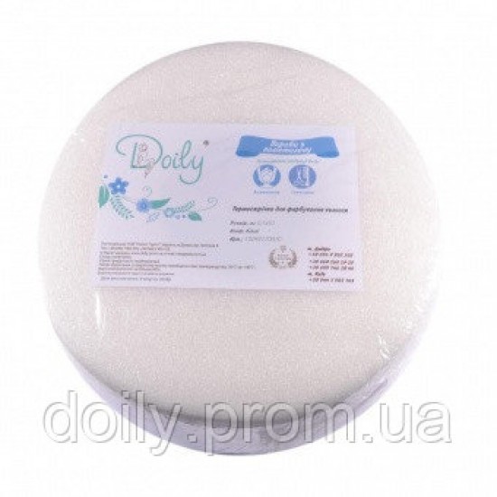 Thermoband zum Färben von Haaren Doily® 0,1x50m (1 Rolle) aus Polyethylenschaum Farbe: weiß-33742-Doily-TM kleedje