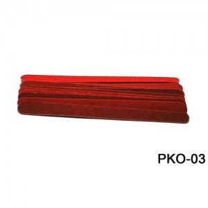 Red disposable nail file 15cm (10 pieces)