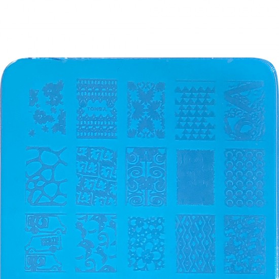 Stencil for stamping is 9.5*14.5 cm plastic XDE20 ,MAS035, 17811, Stencils for stamping,  Health and beauty. All for beauty salons,All for a manicure ,All for nails, buy with worldwide shipping
