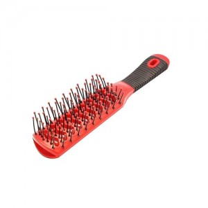  Comb straight blowing red (black handle)