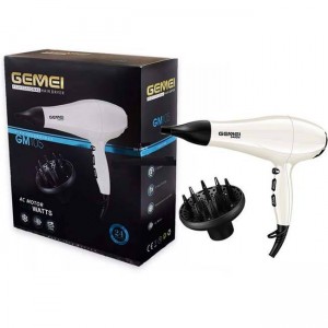  105 GM Sèche-cheveux professionnel 2400W Gemei GM105 Sèche-cheveux Styling Diffuseur Moteur puissant