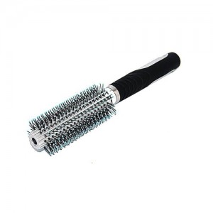 Styling comb round (black handle)