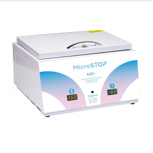 Sterylizator Microstop M3 + Rainbow, do sterylizacji instrumentów, do gabinetów kosmetycznych, dla mistrzów manicure, kosmetologii, stylistek brwi