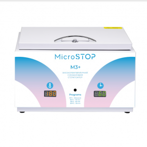 Microstop M3+ Rainbow sterilizer, for sterilization of instruments, for beauty salons, for manicure, cosmetology, eyebrow specialists